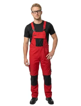 Combinaison Avec Poches Pour Genouillères Unique 12069 Red / Black 62 - MASCOT - FashionsVida