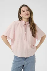 Women's KAlianna Short Sleeve Blouse in Pale Pink Size: 14 - Pale Pink - Size: 14
