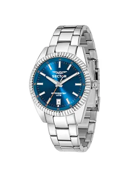 Orologio 20 3h Steel / Blue Dial One Size - Sector - FashionsVida