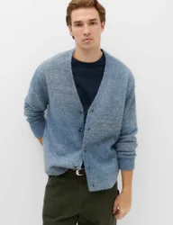 Lofty Ombre Cardigan Blue Mix male