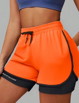 Pantalones cortos deportivos de verano para mujer con bolsillo interior, ropa casual para exteriores S - Shein - FashionsVida