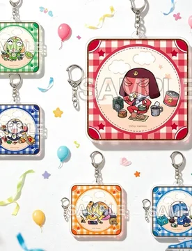 Latest broadcast Anime Keroro Gunsou Acrylic pendant Keychain 6cm "Kururu" Gifts Car Accessory Decoration character merchandise - Aliexpress - FashionsVida