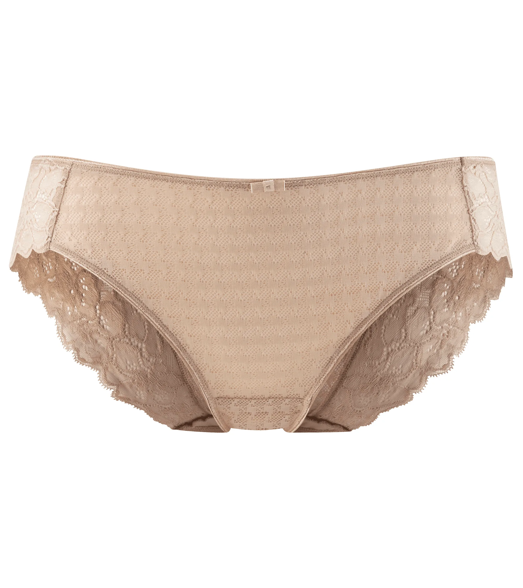 Womens Envy Brief - Beige Polyamide - Size Small - Panache - FashionsVida