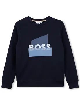 Sweat-shirt J52966 Marine 6 Années Garçon - BOSS - FashionsVida