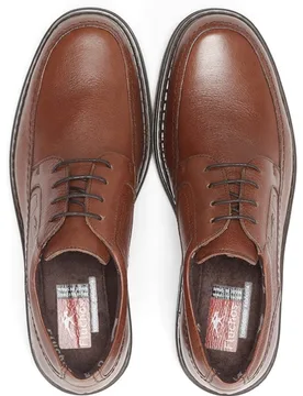 Zapatos de cordones de hombre fabricados en piel - Fluchos - FashionsVida