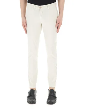 QB24 Pantalone slim BIANCO 52 - QB24 - FashionsVida