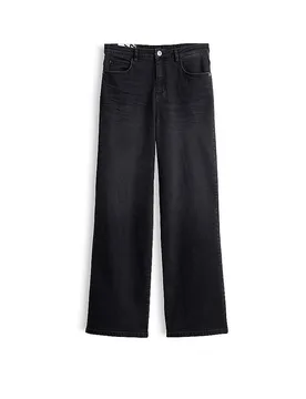 Jeans Straight Fit MIVY gris 34/L31 - Opus - FashionsVida