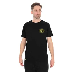 Large Fade Logo Short Sleeve T-shirt Black / Lime S Men