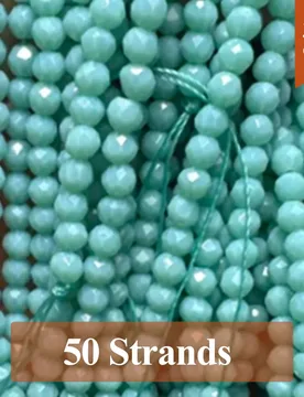 Strands Natural Spinel Stone Beads Faceted Round Blue Glass Spacer Stone Beaded Bracelet DIY Jewelry Making Necklace 2mm 3mm - Aliexpress - FashionsVida