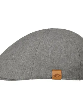 Shelton Flat Cap by - grey - Unisex - Size: L/XL (58-60 cm) - Chillouts - FashionsVida