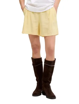 Short Taille Haute Almira Linen Sunlight M - Jjxx - FashionsVida