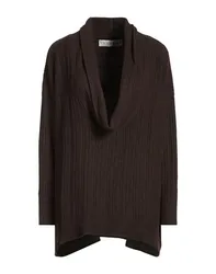 Pullover Damen Dunkelbraun ONESIZE Damen