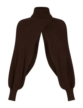 Bolero Damen Dunkelbraun 34 Damen - ALPHA - FashionsVida