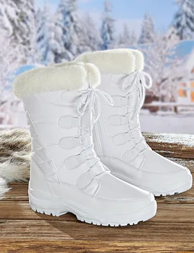 Schneestiefel "Elsbeth" weiß - 3Pagen - FashionsVida