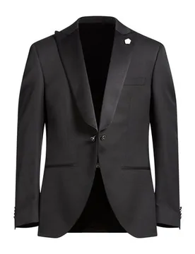 Americana Hombre Negro 56 Hombre - Luigi Bianchi Mantova - FashionsVida