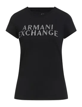 Camiseta Mujer Negro XS Mujer - Armani - FashionsVida