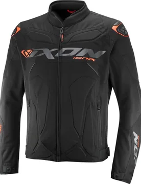 Giubbotto Moto Estivo IONIX Nero Antracite Arancione taglia XL - Ixon - FashionsVida