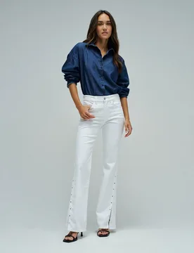 Vaqueros faith push in flare de mujer - Salsa Jeans - FashionsVida