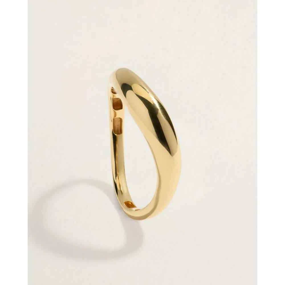 Anillo de oro amarillo de 18K - El Corte Inglés - FashionsVida