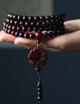 African -leaf rosewood , size 0.8/108 pieces, paired with small flower beads, multi-loop wooden bracelet for co - Aliexpress - FashionsVida