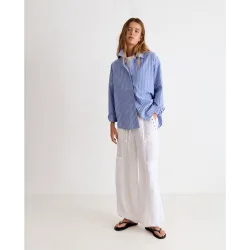 Camisa básica de mujer de rayas con top