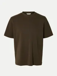 Basic T-Shirt Braun L
