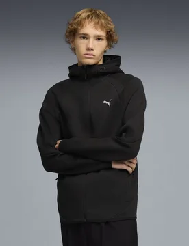 Sudadera EVOSTRIPE FZ Hoodie DK de Hombre - Puma - FashionsVida
