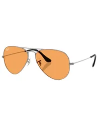 Lunettes de soleil - Aviator Large Metal Gunmetal - Gris