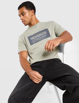 Levy T-Shirt - Herren, Grau - male - Size: M - McKenzie - FashionsVida