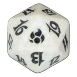 Magic Morningtide Spindown Dice White