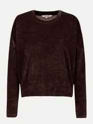 Jersey-Velour Shirt Sena 80-coffee L