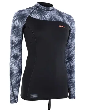T-shirt Thermique à Manches Longues Neo Top 2/2 Mm Black / Flowers L - Ion - FashionsVida