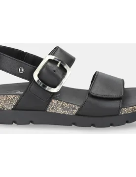 Sandalias de plataforma de mujer en piel con forro de piel - Panama Jack - FashionsVida