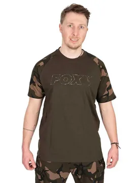 Outline Short Sleeve T-shirt Khaki / Camo M Men - Fox International - FashionsVida