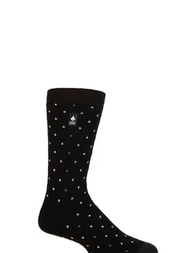 Mens 1 Pair SOCKSHOP 1.0 TOG Ultralite Striped, Argyle and Patterned Socks Bursmer Micro Square Black / Olive 6-11 - Black - Size: 6-11 Mens - Heat Holders - FashionsVida
