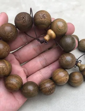Natural , Buddhist prayer beads, , old green sandalwood bracelet for men and women - Aliexpress - FashionsVida