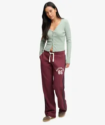 Superdry Damen Athletic Essentials Jogginghose Lockere Passform Red - Größe: 34