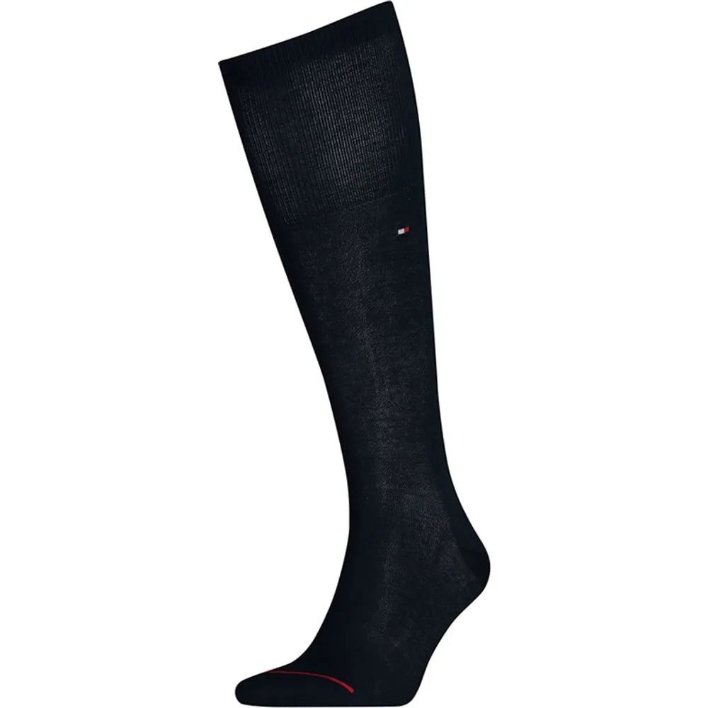Calcetines altos de hombre negros - Tommy Hilfiger - FashionsVida