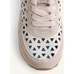Zapatillas con cuña de mujer caladas con cuña interna
