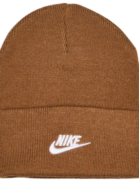 Peak Unisex Knitted Hats & Beanies - Brown - One Size - Wool - Brown - Size: One Size - Nike - FashionsVida