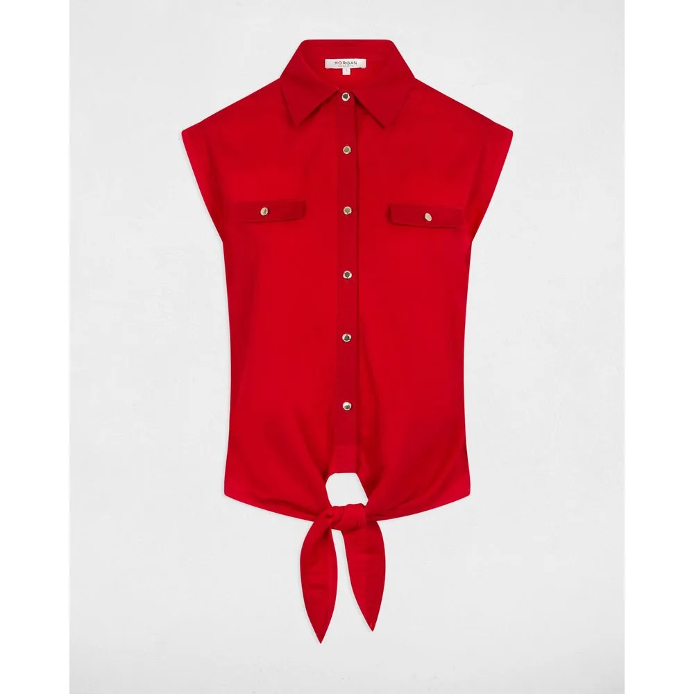Morgan - Blusa de mujer sin mangas - Morgan - FashionsVida