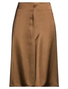 Midi-Rock Damen Schokobraun 36 Damen - Hache - FashionsVida