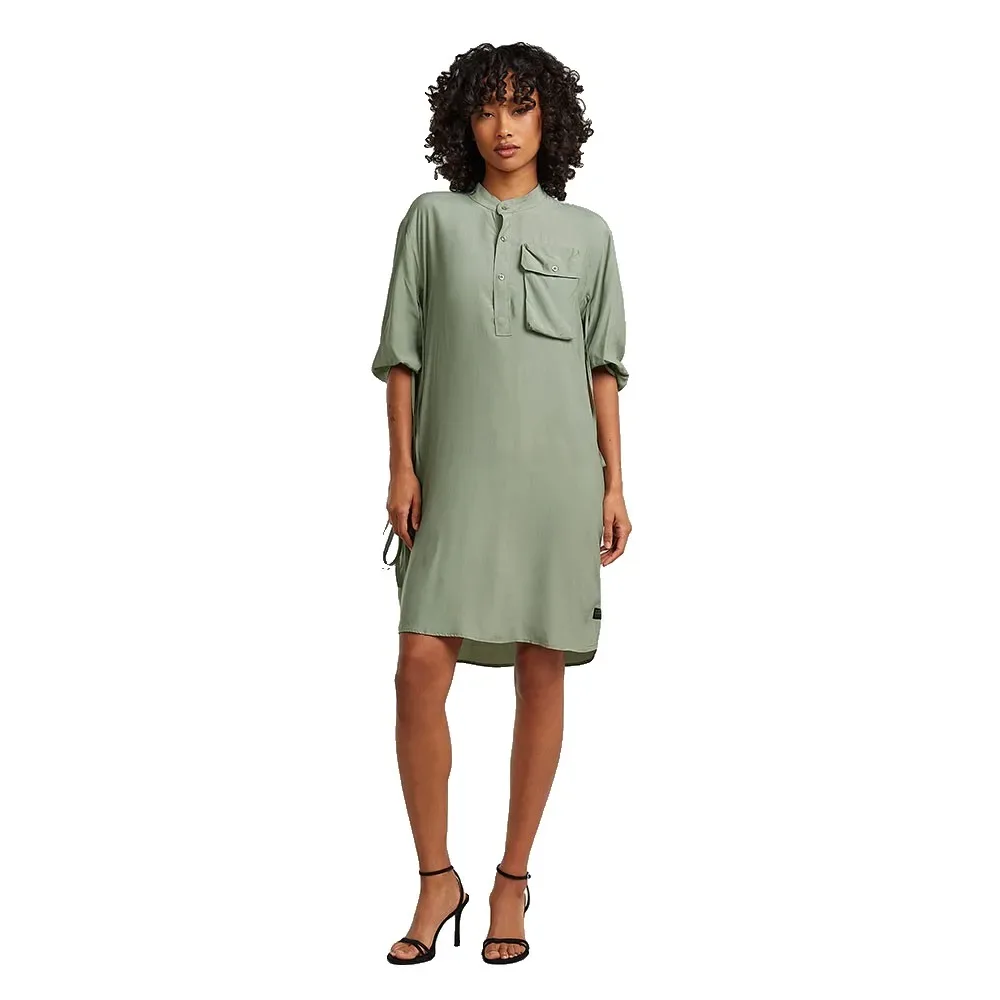 Vestito A Maniche Corte D29019-d72 Light Orphus L - G-Star - FashionsVida