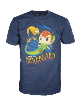 Boxed Tee - Peter Pan - Off to Neverland T-Shirt - Funko - FashionsVida