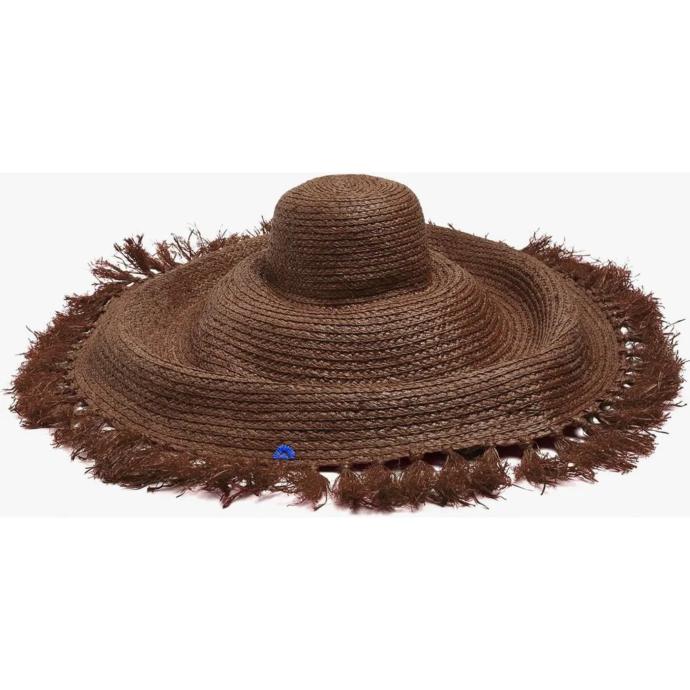 Sombrero de mujer estilo pamela con pespuntes en bordes - Parfois - FashionsVida