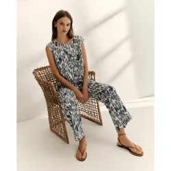 Pantalones rectos de mujer largo