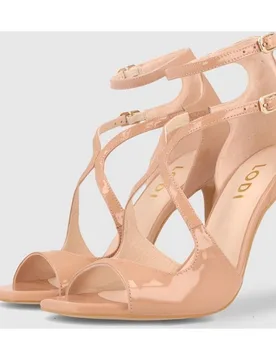 Sandalias de mujer con tacón en charol - Lodi - FashionsVida