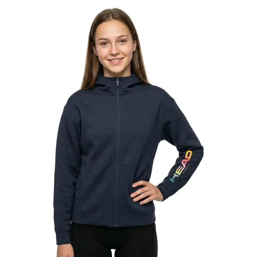 Rally Full Zip Sweatshirt Navy L - Head Racket - FashionsVida