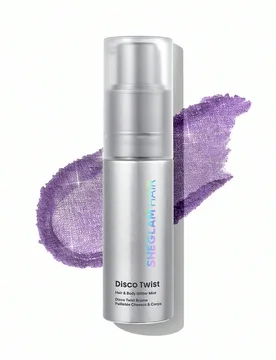 Disco Twist Hair & Body Glitter Mist-Dance Queen, Spray de brillo para el cabello, Spray para resaltar el cabello, Delicado y brillante, Cuidado del c - Shein - FashionsVida