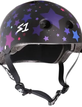Casque Lifer Black Matte Star 54.6 cm Homme - S-one - FashionsVida